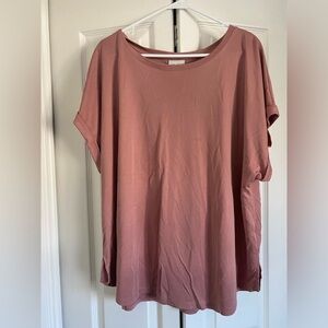 Ava & Viv Mauve Short Sleeve Tee